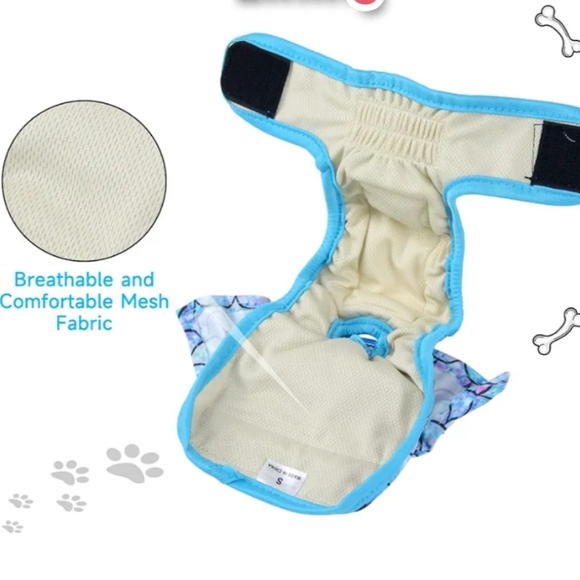 Diapers Langsprit Female Size L Pink Blue Set Of 3 - Picture 8 of 11